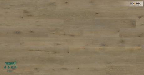 Sentai 3d Tex Spc Floor Indoor Decoration Waterproof Digital Printing Click Lock Vinyl Plank Oak Flooring