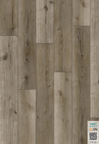 Sentai Spc Floor 190-22 Plastic Floor Waterproof Wood Color Luxury Vinyl Plank Flooring