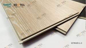 Sentai 3d Tex Digital Printing UV Coating Vinyl Marble Indoor Waterproof Material Household Spc Floor 