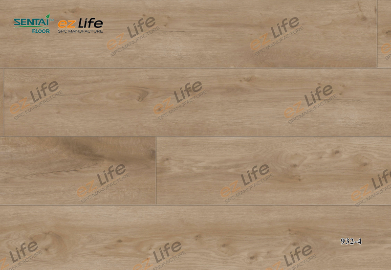 Sentai 5mm 6mm 8mm PVC Floor Luxury Rigid core piso flotante Vinyl Plank Waterproof SPC 932-4