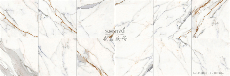 Sentai Spc Floor Waterproof 4.2mm Click Grey Vinyl Floor Tiles Spc Flooring 3D Printing STS-S20554D