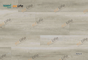 sentai spc floor Anti-scratch Interlock Click 4mm Luxury Vinyl pvc plank oak engineered 3 layer wood indoor flooring 3836-8