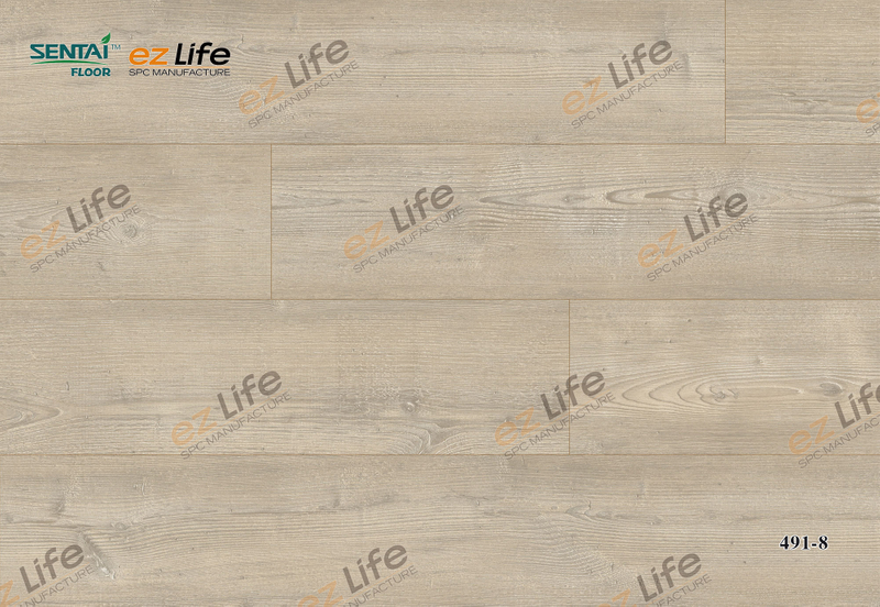 sentai spc new design wood plastic composite oak timber vinyl flooring 491-8